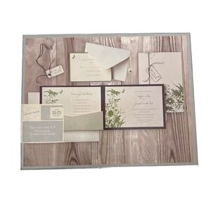 Gartner Studios Green Floral Silhouette Invitation Kit 25 Count 86268 Wedding